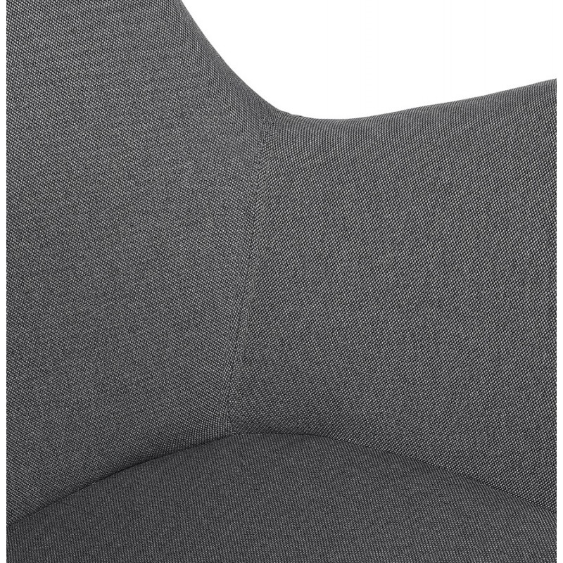 Rocking chair KABOSU en tissu (gris clair) - image 43679