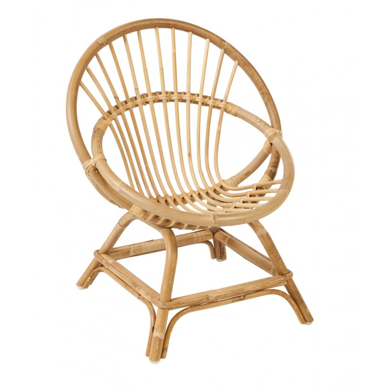 Didier vintage style natural rattan chair - image 44333