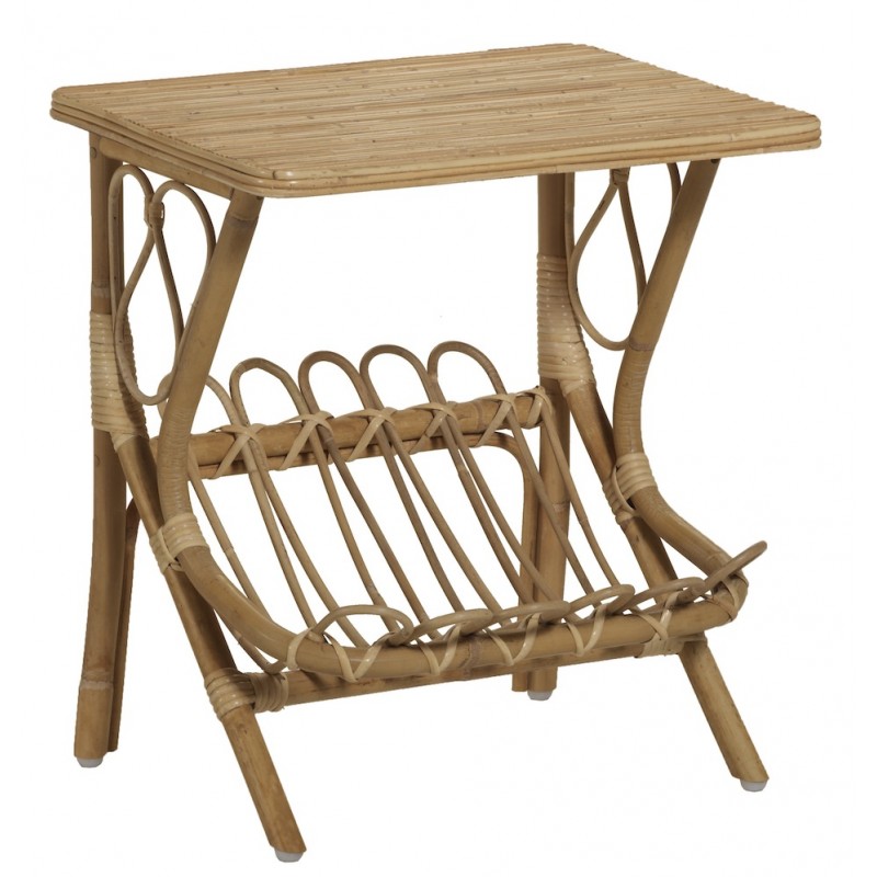 Low table, LYDIE rattan (natural) - image 44347
