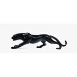 Statue Harz (schwarz) Panther Design dekorative Skulptur H19
