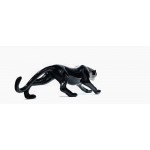 Panther design decorative sculpture in resin H19 (black) 
