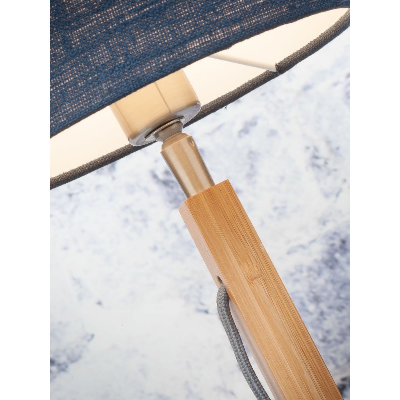 Lampada da tavolo Bamboo e paralume di lino ECO-friendly FUJI (lino naturale e leggero) - image 44692