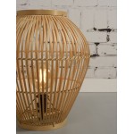 Lámpara de mesa, lámpara de pie de bambú SMALL (H50) TUVALU (natural)