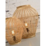 Lampe de table, lampe de sol en bambou SMALL (H50) TUVALU (naturel)