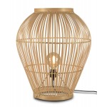 Lampe de table, lampe de sol en bambou XL (H70) TUVALU (naturel)