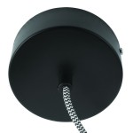 AMAZON XL 1 pantalla de lámpara de suspensión de neumáticoreciclado (negro)