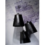 AMAZON XL 3 Lampenschirm recycelt Reifen Hängeleuchte (schwarz)