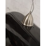 Lámpara de suspensión de bambú HALONG XL (negro)
