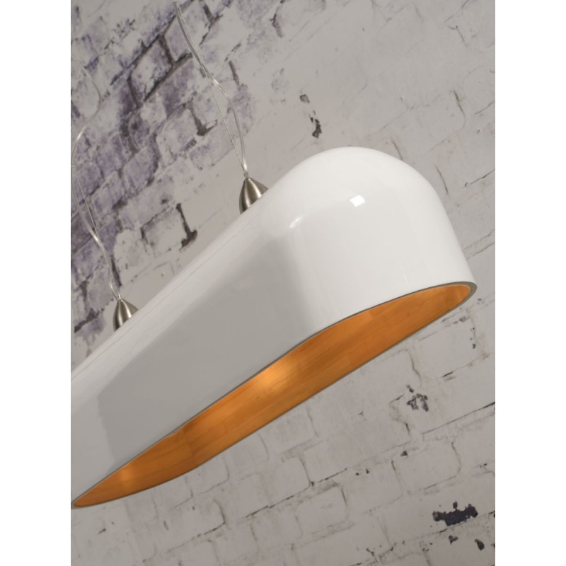 Lámpara de suspensión de bambú HALONG XL (blanco) - image 45162