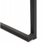 Industrial mid-height bar bar pad stackable black feet LOIRET MINI (black)
