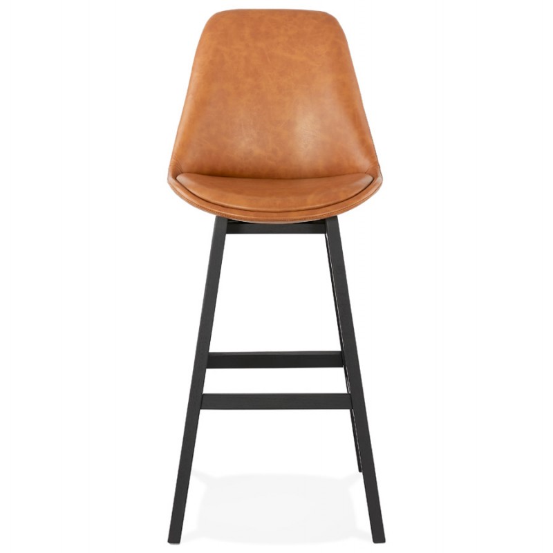 Barra set de diseño barra de la silla de la barra de los pies negros DAIVY (marrón claro) - image 46326