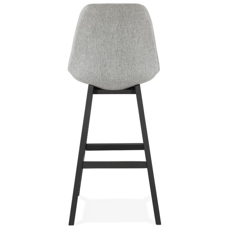 ILDA black foot bar chair bar set (light grey) - image 46339