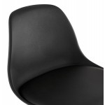 Almohadilla de la barra de altura media diseño pies negros OCTAVE MINI (negro)