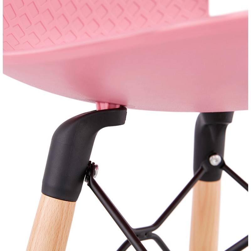 FAIRY Scandinavian design bar stool (pink) - image 46759