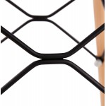 Sgabello barra di design scandinavo PACO (nero)