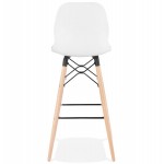 PACO Scandinavian design bar stool (white)