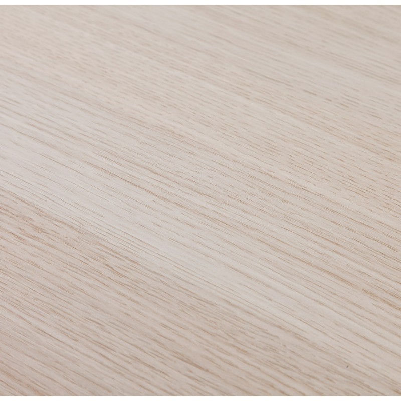 Mesa alta de madera de uso de pie de metal blanco LUCAS (acabado natural) - image 47058
