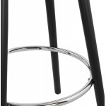 Tavolo alto mangia-up disegno in legno piedi legno nero CHLOE (bianco)
