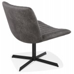 PALOMA swivel vintage chair (dark grey)