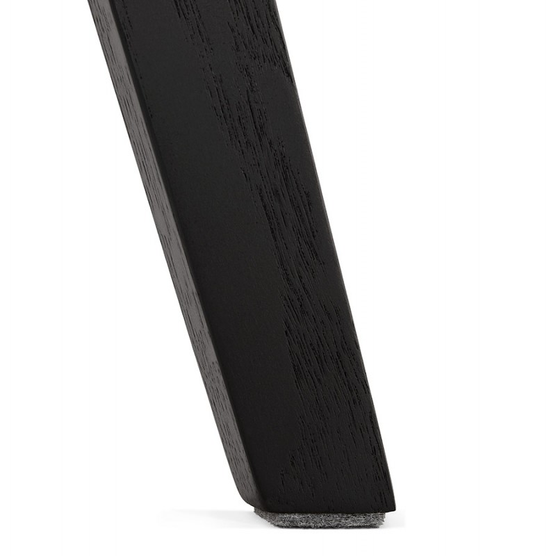 Silla de diseño con patas de madera negras MAILLY (negro) - image 47534