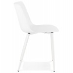 Diseño MANDY y silla contemporánea (blanco)