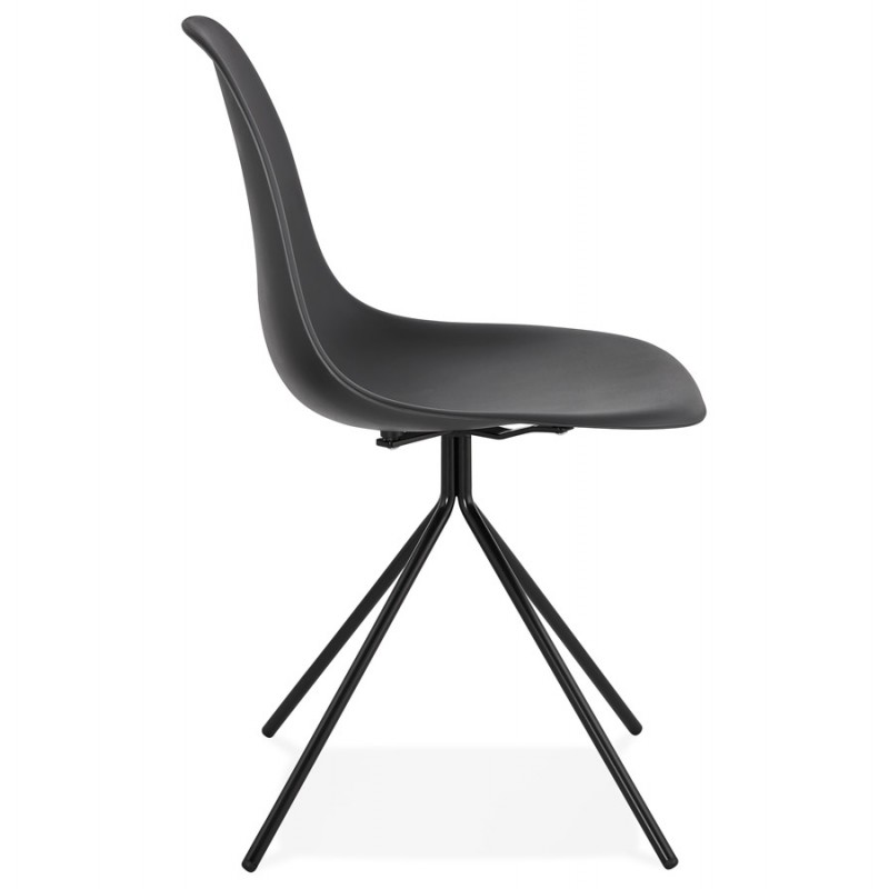 Kunststoff Design Stuhl Füße schwarz Metall MELISSA (schwarz) - image 47760