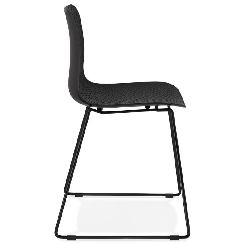 Charm Stack Chair Black 