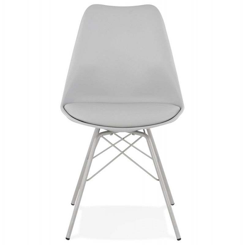 SANDRO industrial style design chair (light grey) - image 47924
