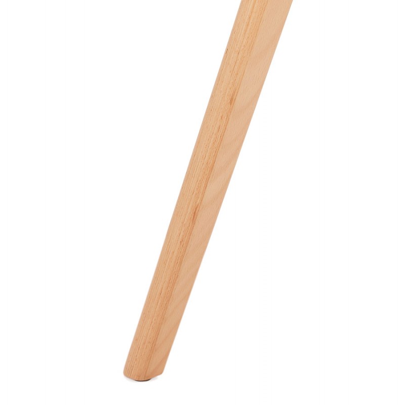 Silla de diseño y madera de madera de pie escandinavo acabado natural MARTINA (gris antracita) - image 47961