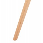Silla de diseño escandinavo pie madera acabado natural SANDY (rosa)