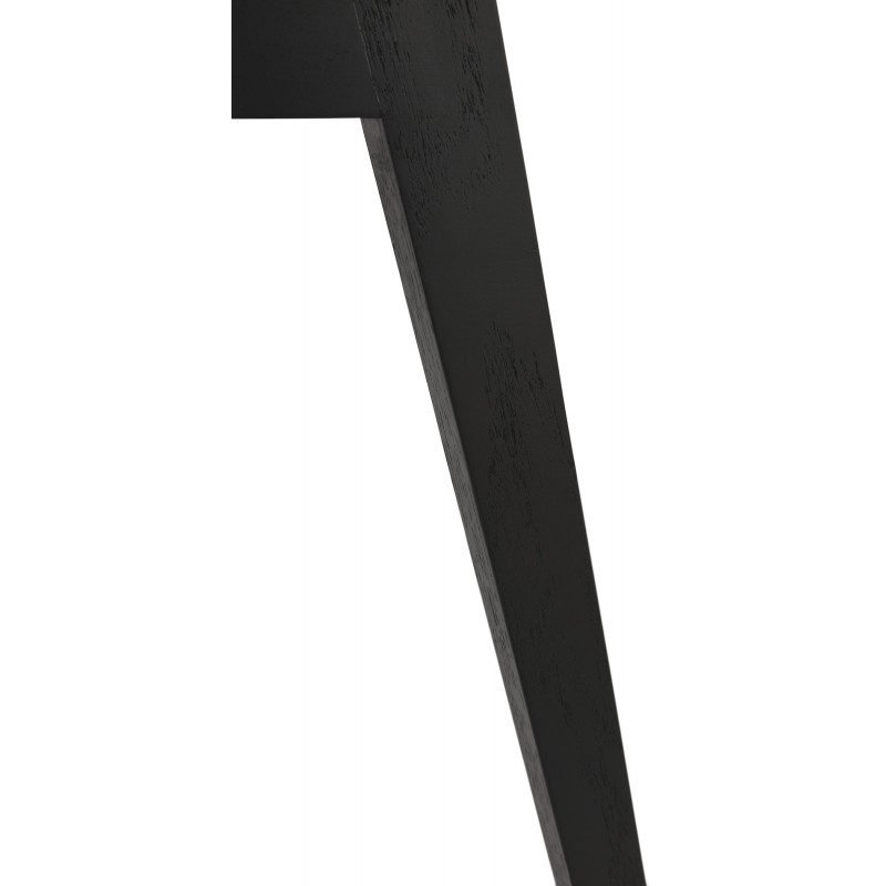 Silla de diseño de microfibra de pie negro THARA (marrón) - image 48176