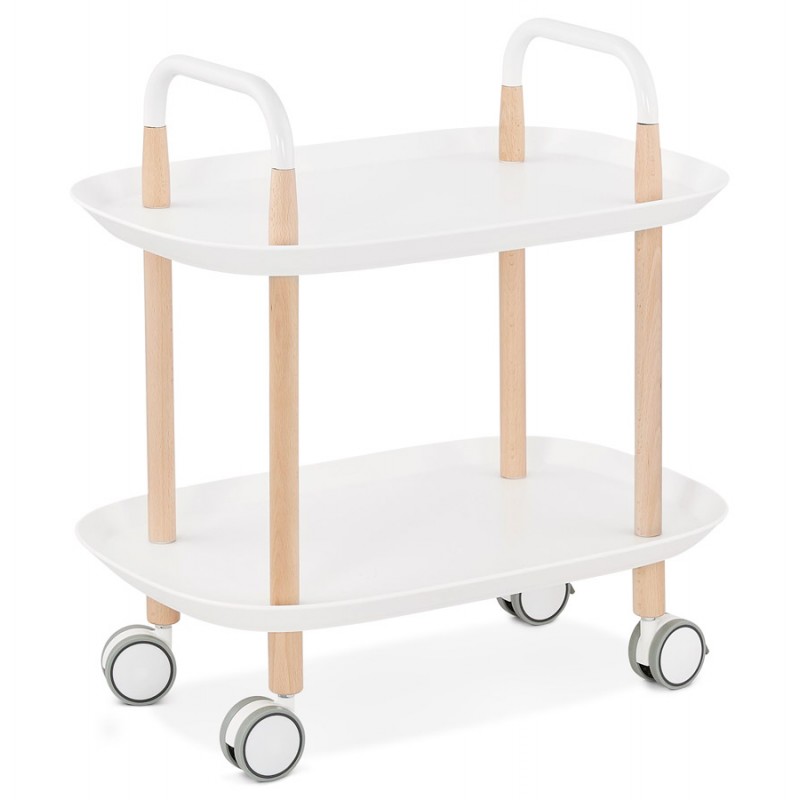 Rolling table, service design RAVEN (white) - image 48446