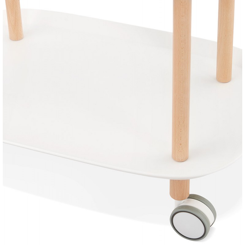 Rolling table, service design RAVEN (white) - image 48449
