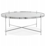 RYANA BIG design coffee table (chrome)