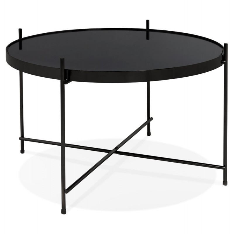 Design coffee table, RYANA MEDIUM side table (black) - image 48491