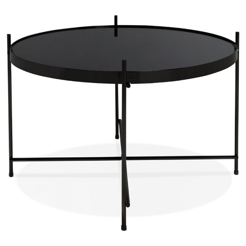 Design coffee table, RYANA MEDIUM side table (black) - image 48493
