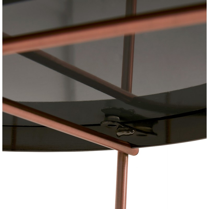 Mesa de centro de diseño, mesa auxiliar RYANA MEDIUM (cobre) - image 48503
