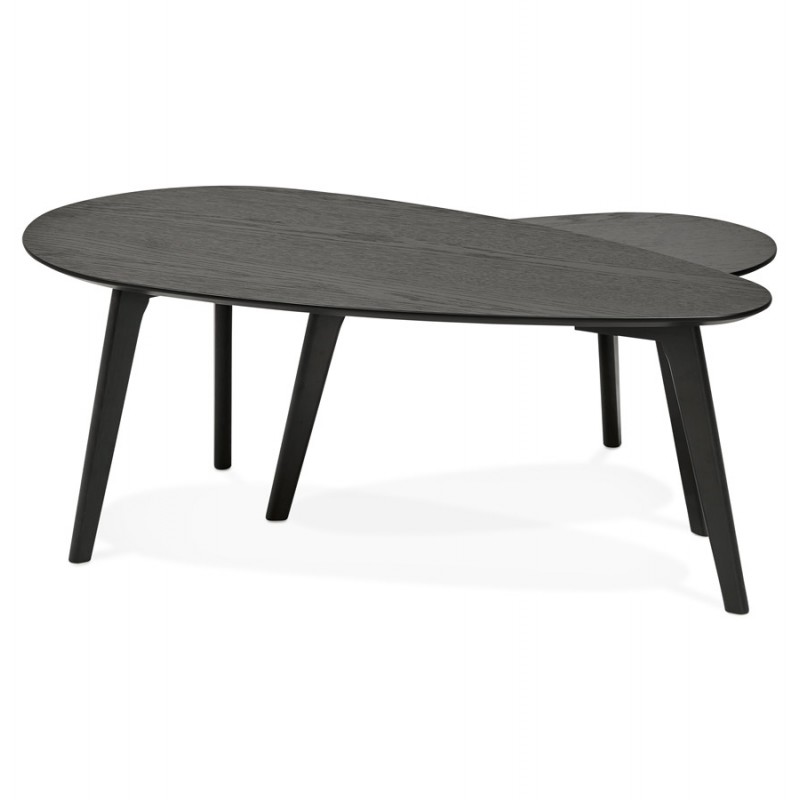 Mesas de diseño de madera ovaladas RAMON (negro) - image 48510