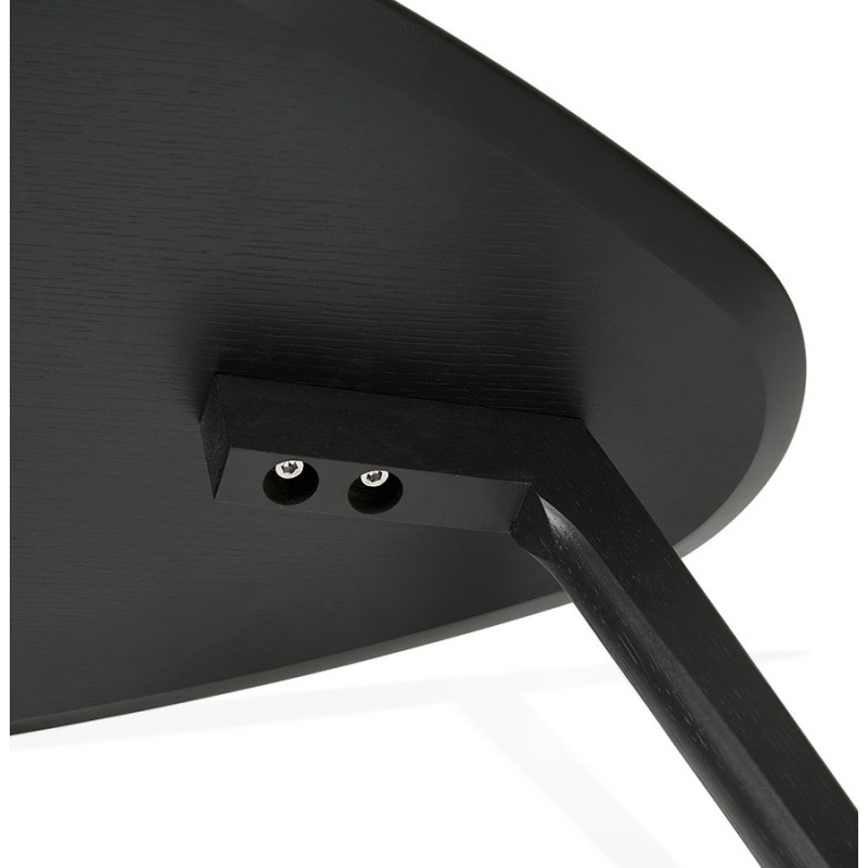 RAMON tavoli da disegno in legno ovale (nero) - image 48515