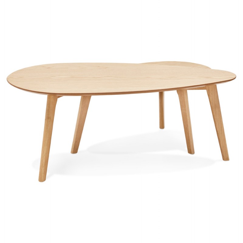 Mesas de diseño de madera ovalada RAMON (acabado natural) - image 48521