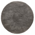 Alfombra de diseño redondo (200 cm) SABRINA (gris oscuro)