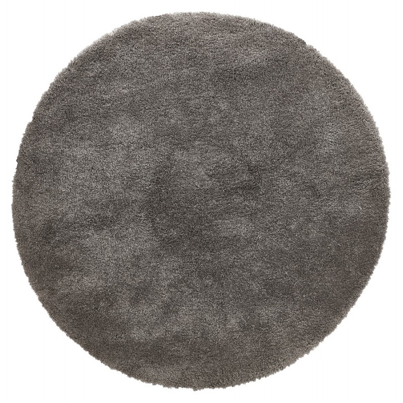 Alfombra de diseño redondo (200 cm) SABRINA (gris oscuro) - image 48561