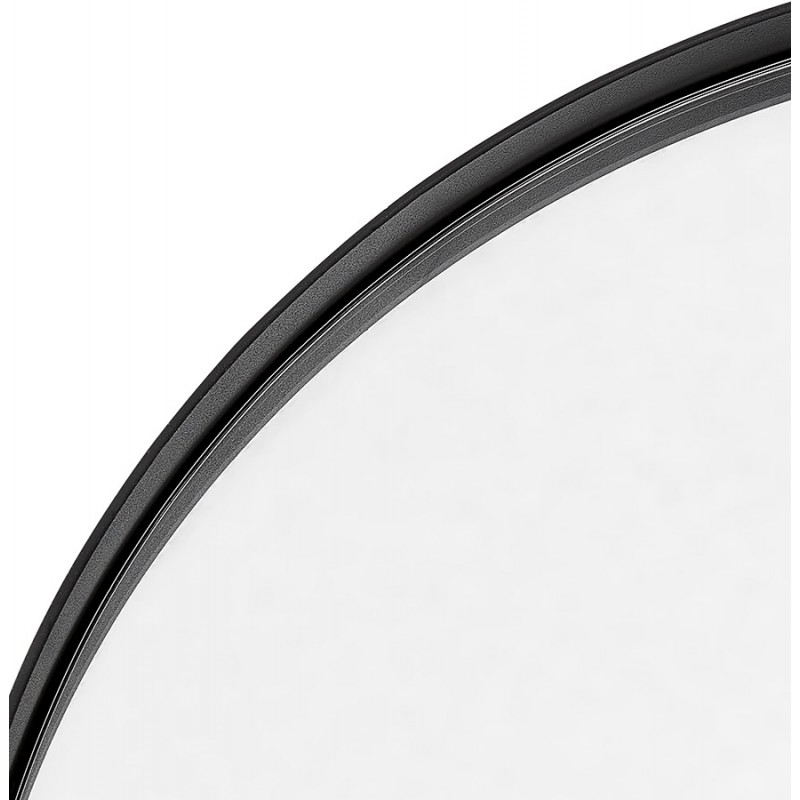 Miroir design rond en métal (Ø 60,5 cm) PRISKA (noir) - image 48601