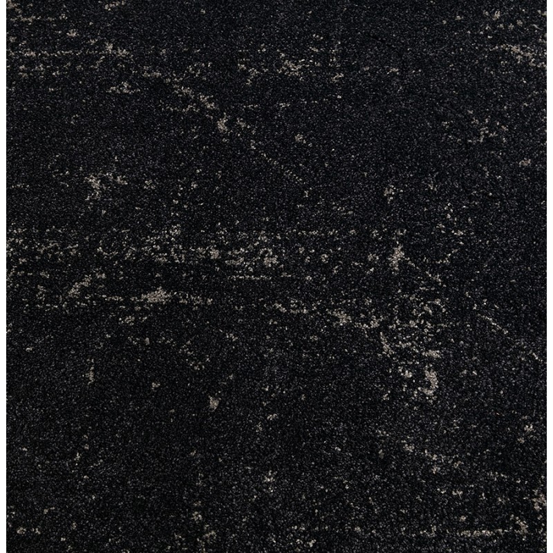 Rectangular design carpet - 160x230 cm - TAMAR (black, grey) - image 48664