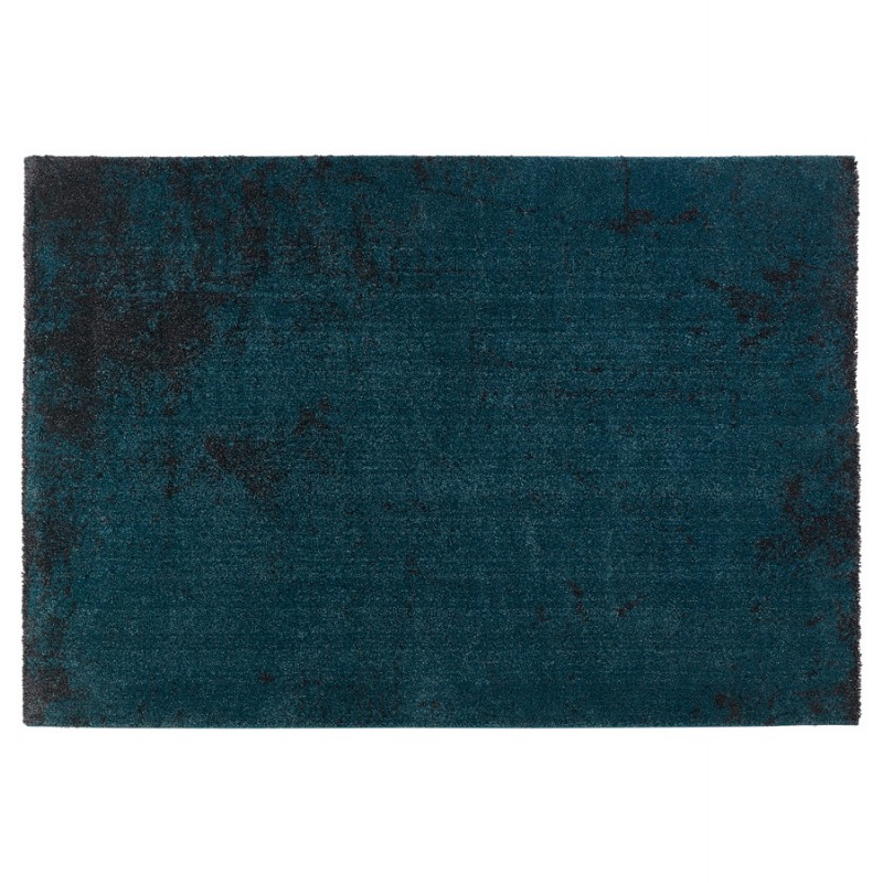Tapis design rectangulaire - 160x230 cm - YLONA (bleu, noir) - image 48667