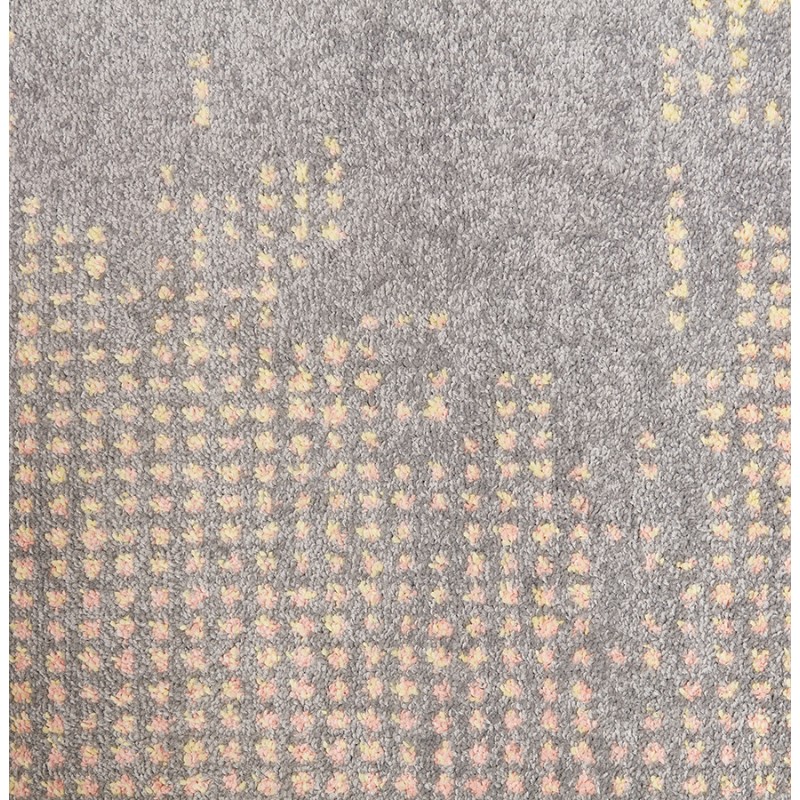 Rectangular design carpet - 160x230 cm - YOELA (grey, yellow) - image 48741