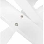 Design in ceramics and white metal (180x90 cm) FLORINA (white)