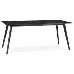 Design dining table or wooden desk (180x90 cm) ZUMBA (black)