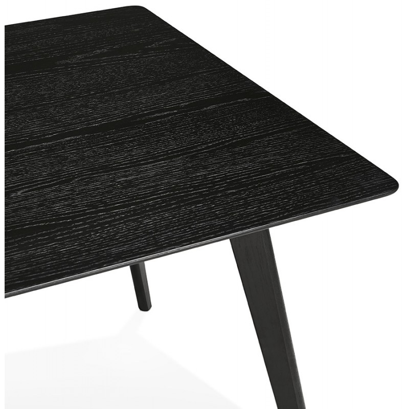 Mesa de comedor de diseño o escritorio de madera (180x90 cm) ZUMBA (negro) - image 48957
