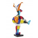 Statue design decorative sculpture woman NANA resin H145 cm (multicolor)